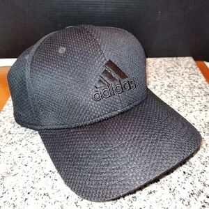 adidas Black Textured Cap